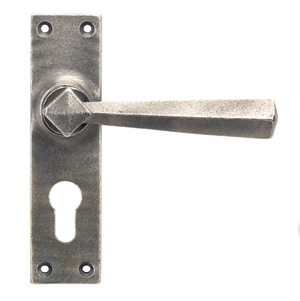 Straight Lever Euro Lock Set