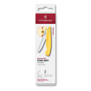 Victorinox Swiss Classic Yellow 11cm Serrated Picnic Knife