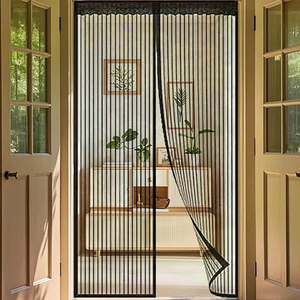 Magnetic Door Screens - Black