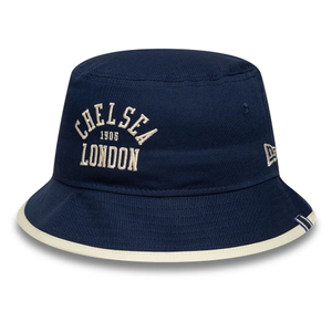 Chelsea FC Lion Crest College Navy Bucket Hat
