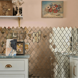 Deco Glass Bell Silver Mosaic Wall Tile