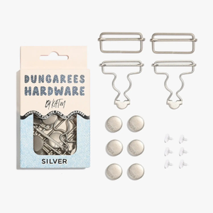 Kit bouclerie pour salopettes - Argent