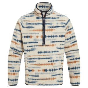 Craghoppers Mens Rawthey Borg Half Zip Fleece - S / Ecru Print