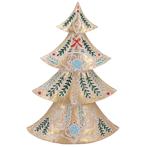 Resin Gold Alpine Tree