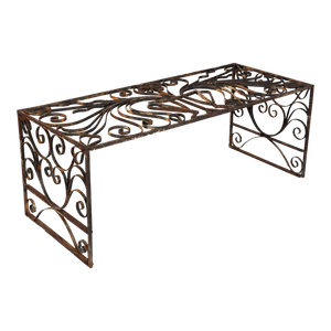 French Parisian Balcony Railing Coffee Table