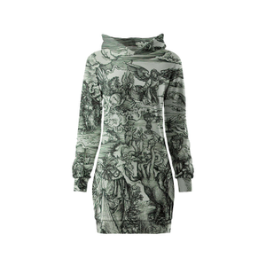 Durer Series - Apocalypse Oversize Hoodie Dress (L)