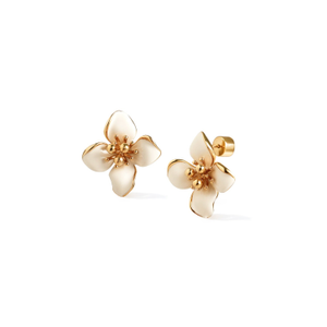 Iris Blossom Stud Earrings