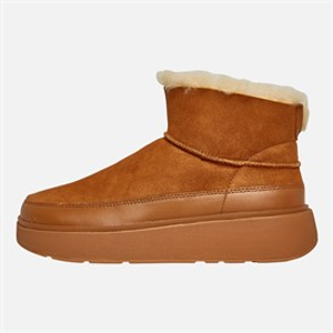 FitFlop Womens Gen-FF Ultra-Mini Double-Faced Shearling Boots Desert Tan