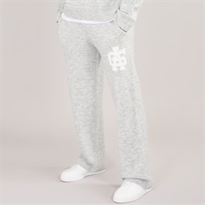 Avant Garde Mens AG Brushed Knit Joggers Light Grey Marl