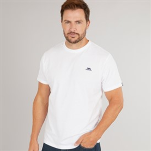 Trespass Mens Svensson Back Logo T-Shirt White