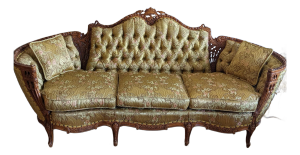 Beautiful Mid Century Vintage Mid Century Deutsch Bros. Victorian Sofa