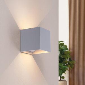 LED Wandleuchte USB Aufladbar Grau – Kabellos – 4400-mAh-Akku – Für den Innen- und Außenbereich geeignet