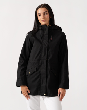 Joules Portwell Womens Raincoat - Black