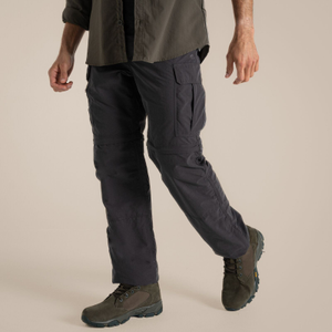 Craghoppers Mens NosiLife Cargo III Walking Trousers - 32 S / Black Pepper