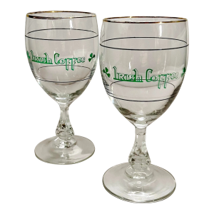 Vintage Irish Coffee Goblets- a Pair