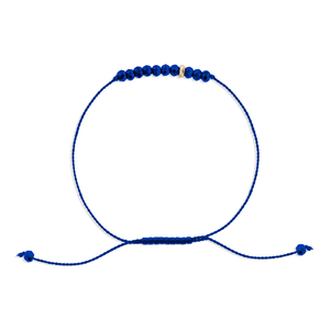 The Energy Project Bracelet – Expression With Lapis Lazuli & Solid 14K Gold Bead (one size)