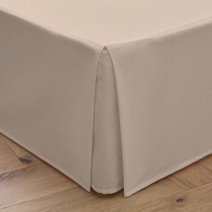 DOUBLE PLATFORM VALANCE Luxury Percale Caramel 3I
