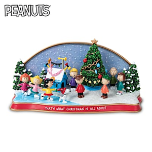PEANUTS Christmas Cove Sculpture