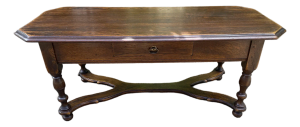 French Country Coffee Table With Drawer