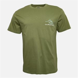 Quiksilver Mens Light Waves T-Shirt Loden Green