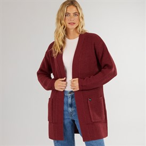 Bench Womens Asteria Cardigan Burgundy
