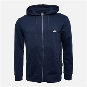 Quiksilver Mens Basic Full Zip Hoodie Navy Blazer