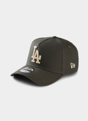 New Era MLB 9Forty A-Frame Moss Canvas Chainstitch Los Angeles Dodgers Snap