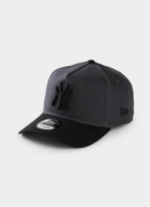 New Era MLB 9Forty A-Frame New York Yankees 2Shade Wash Grey Black Snapback
