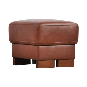 Dalmore Genuine Leather Tan Footstool
