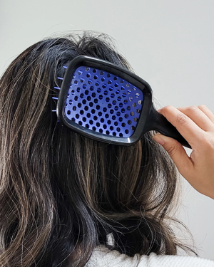 UNbrush Detangling Hair Brush - Galaxy Blue