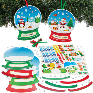 Kits de décoration boule à neige de Noël personnalisés