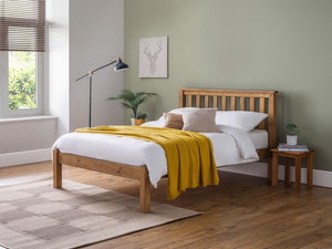 Land Of Beds Thornby Low Foot End Wooden King Size Bed Frame