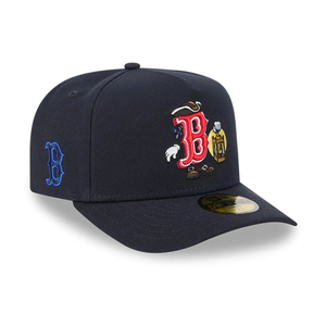 Boston Red Sox MLB Cartoon Navy 59FIFTY A-Frame Fitted Cap
