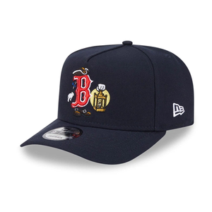 Boston Red Sox MLB Cartoon Navy 9FIFTY A-Frame Snapback Adjustable Cap