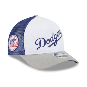LA Dodgers MLB Summer Derby White 9FORTY M-Crown A-Frame Adjustable Cap