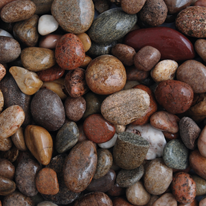 Long Rake Spar 20 - 30mm Scottish Pebbles Poly Bag 
