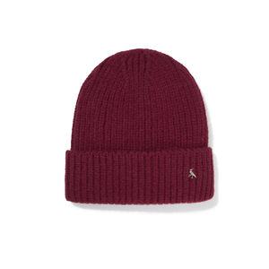 The Norton Rib Beanie in Plum