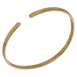 New 9ct Yellow Gold Solid Polished Open End Bangle
