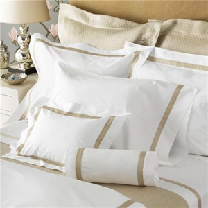 Matouk - Lowell Flat Sheet Queen Bronze