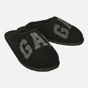 GAP Womens Plano II Borg Slippers Black