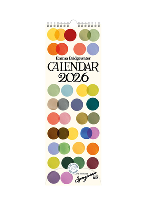 Colour Palette Slim Calendar 2026