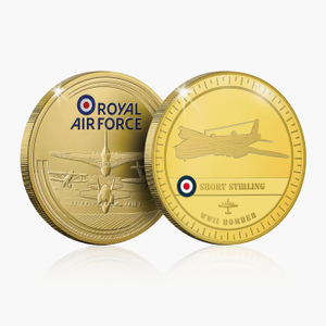 Glorious History Short Stirling Gold-Plated Commemorative