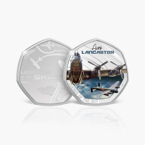 Legends Of The Skies Lancaster Silver-Plated Commemorative
