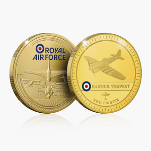 Glorious History Hawker Tempest Gold-Plated Commemorative