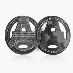 Eiffel Tower Coin in Coin Holder