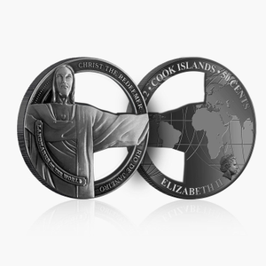 Christ the Redeemer Coin in Coin Holder