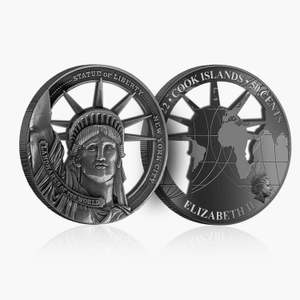 Statue of Liberty Coin in Coin Holder