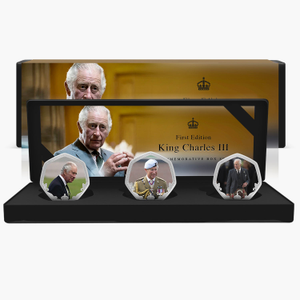 First Edition King Charles III Commemorative Box Set