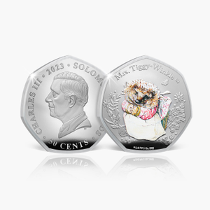 The World of Peter Rabbit 2023 Coin Collection - Mrs Tiggy Winkle Coin