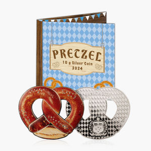 The Delicious Solid Silver Pretzel Coin